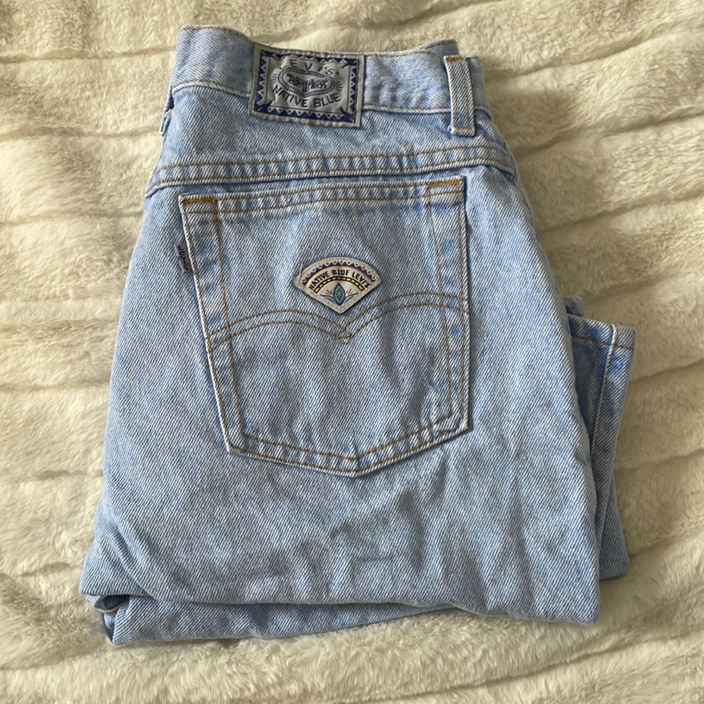 Vintage Native Blue Levi Shorts